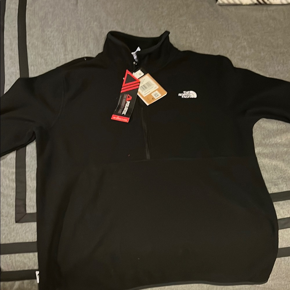 The North Face Black Quarter-Zip Pullover